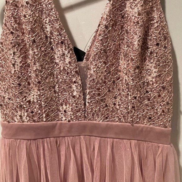 Stunning, Run This Show Tulle Maxi Dress - Mauve - Picture 6 of 8